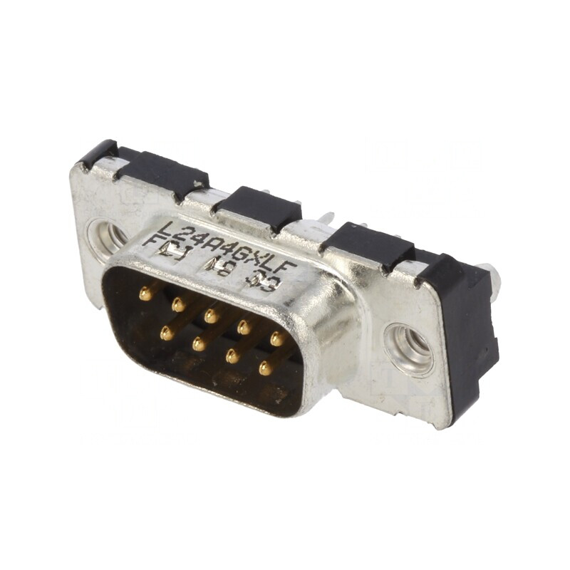 D-Sub 9-Pin Soclu Tată pentru PCB 5A | Electronic-mag.ro | Componente Electronice