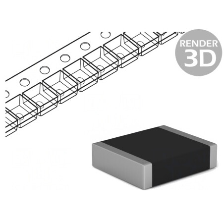 Condensator PPS 2,2nF SMD 30VAC | Electronic-mag.ro | Componente Electronice