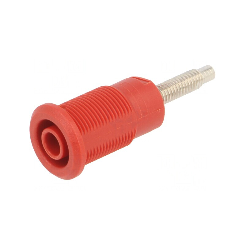 Soclu Banană 4mm 32A Roșu Nichelat 38.5mm | Electronic-mag.ro | Componente Electronice Soclu Banană 4mm 32A Roșu Nichelat 38.5mm | Electronic-mag.ro | Componente Electronice