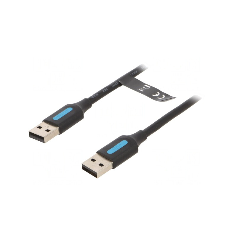 Cablu USB 2.0 A-A Nichelat 0,25m | Electronic-mag.ro | Componente Electronice