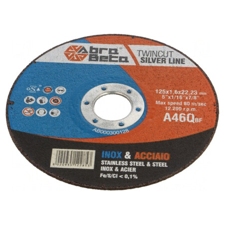 Disc de tăiere 125mm 22,23mm 1,6mm | Electronic-mag.ro | Componente Electronice
