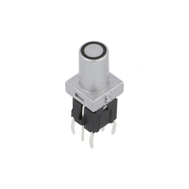 Comutator Tastatură 2 Poz SPST-NO 0.05A 12VDC Argintiu cu LED | Electronic-mag.ro | Componente Electronice