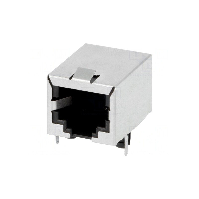 Soclu RJ12 6p6c Ecranat în Unghi | Electronic-mag.ro | Componente Electronice