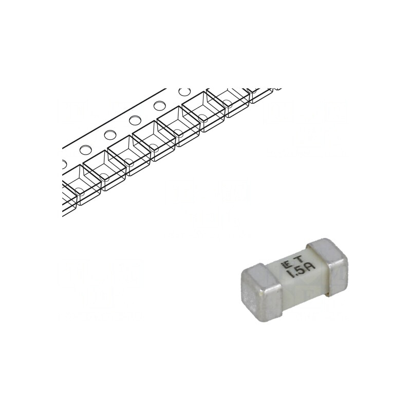 Siguranță Întârziere 1.5A 125V SMD | Electronic-mag.ro | Componente Electronice