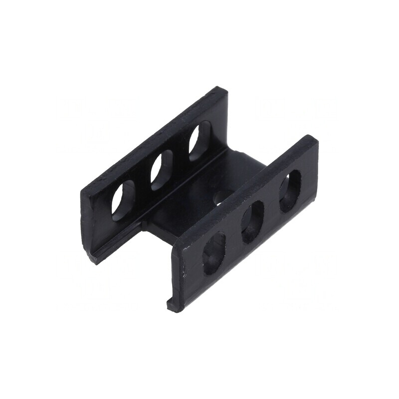 Radiator Extrudat Negru TO220 25x16x11mm 18°C/W | Electronic-mag.ro | Componente Electronice