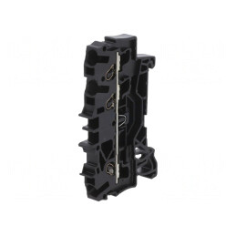 Îmbinare Șine 2,5mm2 Neagră 3 Borne | Electronic-mag.ro | Componente Electronice