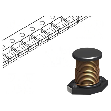 Inductor SMD 10mH 240mA 18.77Ω ±20% | Electronic-mag.ro | Componente Electronice