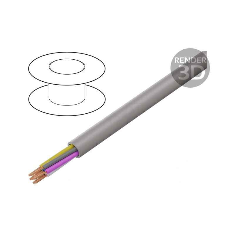 Cablu UNITRONIC LiHH 6x0,14mm2 fără ecranare 60V Cu litat | Electronic-mag.ro | Componente Electronice
