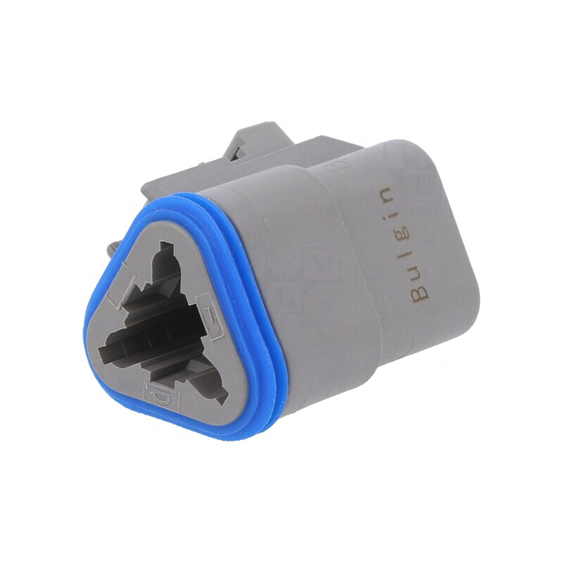Conector cablu-cablu PX0 3 PIN gri IP68 | Electronic-mag.ro | Componente Electronice