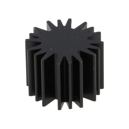Radiator LED Negru 20mm x 15mm 6,3K/W | Electronic-mag.ro | Componente Electronice