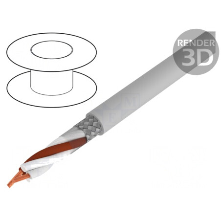 Cablu BiT LiHCH 2x1mm2 Ecranat Cupru LSZH | Electronic-mag.ro | Componente Electronice