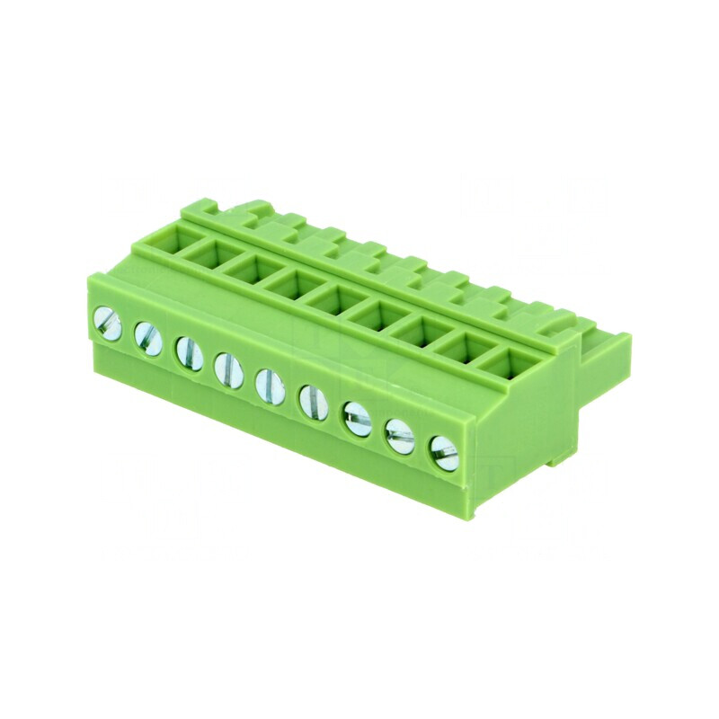 Regletă de Conexiuni Deconectabilă 5,08mm 9 Piste Mufă Mamă | Electronic-mag.ro | Componente Electronice