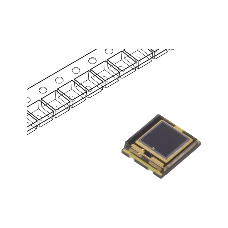 Fotodiodă PIN SMD 940nm 130° Albastră | Electronic-mag.ro | Componente Electronice