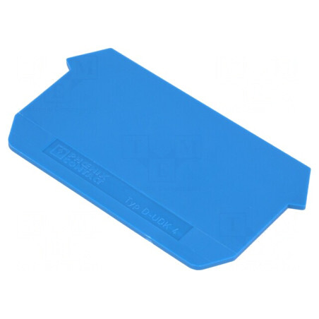 Capac Final Albastru Conectori UDK4 Poliamidă 1.5mm | Electronic-mag.ro | Componente Electronice
