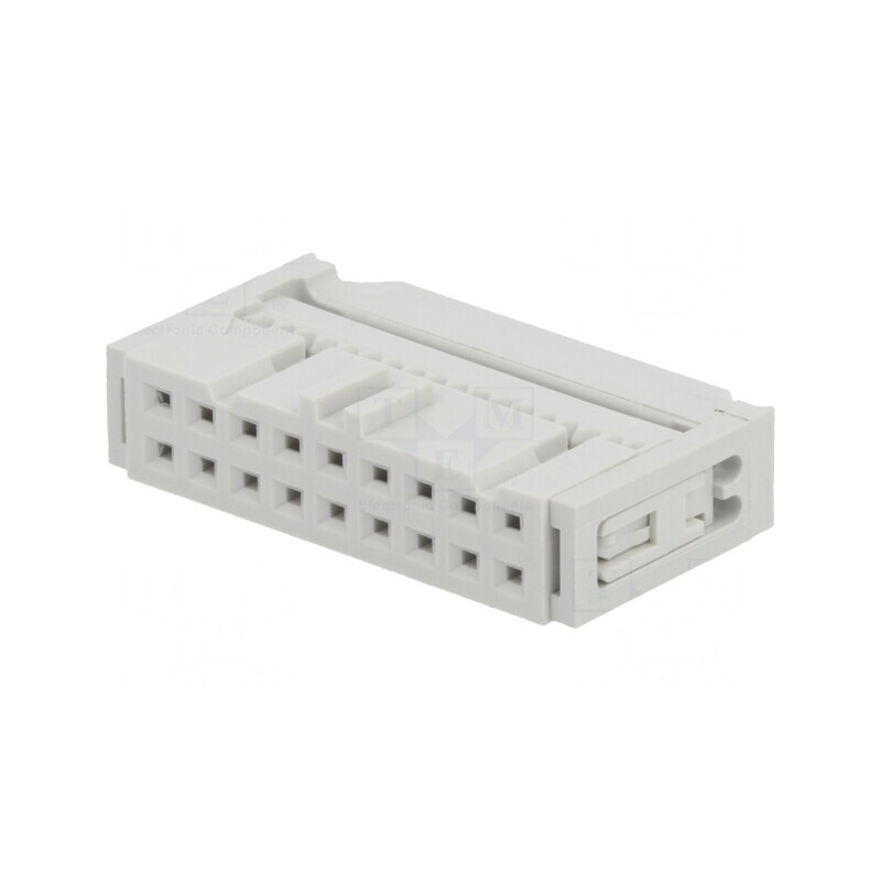 Mufă IDC Mamă 18 PIN Aurită 1,27mm | Electronic-mag.ro | Componente Electronice
