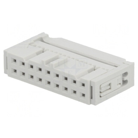 Mufă IDC Mamă 18 PIN Aurită 1,27mm | Electronic-mag.ro | Componente Electronice