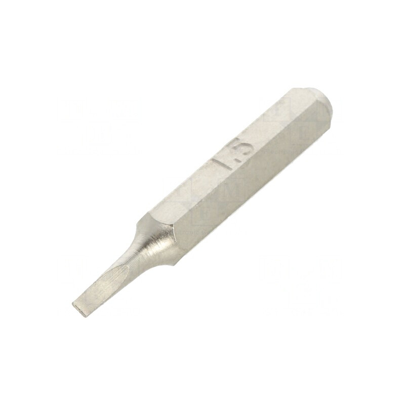 Capăt de şurubelniţă plată 1,5x0,3mm 27mm | Electronic-mag.ro | Componente Electronice Capăt de şurubelniţă plată 1,5x0,3mm 27mm | Electronic-mag.ro | Componente Electronice