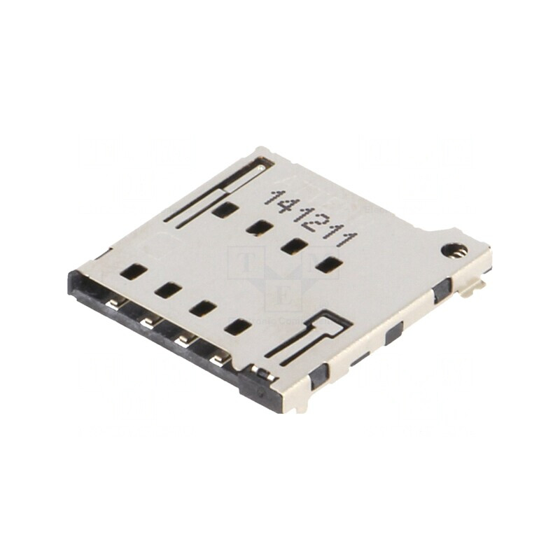 Conector pentru carduri Micro SIM 8 PIN SMT Push-Push | Electronic-mag.ro | Componente Electronice Conector pentru carduri Micro SIM 8 PIN SMT Push-Push | Electronic-mag.ro | Componente Electronice