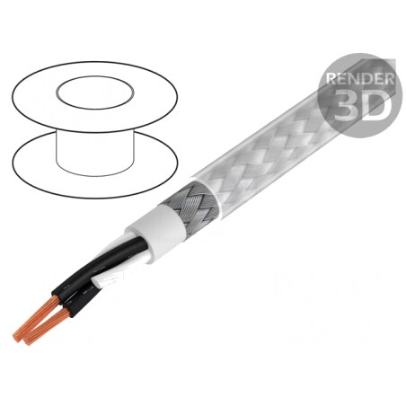 Cablu Ecranat BiT 500 CY 2x1mm2 PVC | Electronic-mag.ro | Componente Electronice