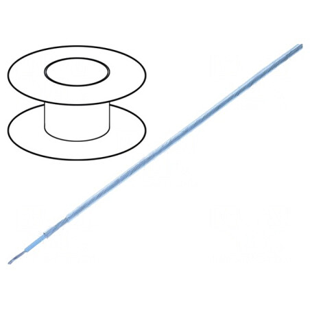Cablu ecranat PVC Li2YCY 1x0,5mm2 cu tresă de cupru cositorit | Electronic-mag.ro | Componente Electronice
