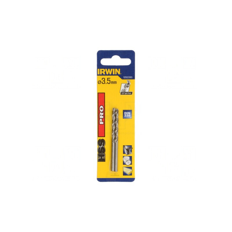 Burghiu Metal 3,5mm 70mm Oțel Rapid HSS 2buc | Electronic-mag.ro | Componente Electronice