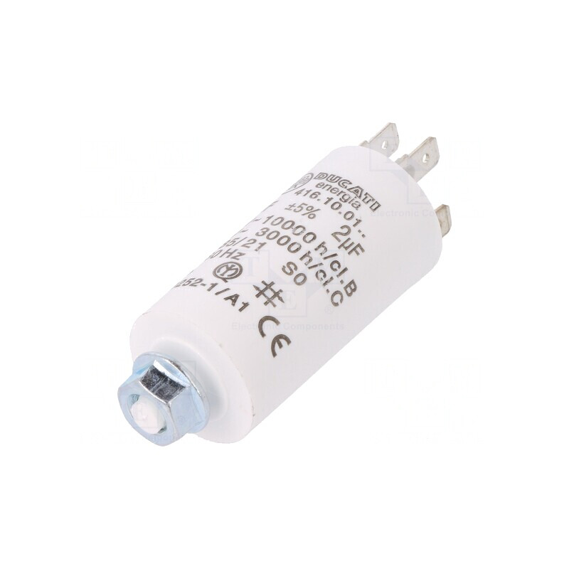 Condensator pentru Motoare 2uF 475VAC ±5% | Electronic-mag.ro | Componente Electronice