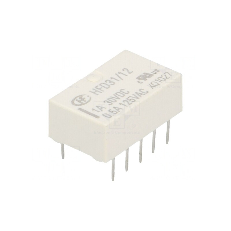 Releu Electromagnetic DPDT 12VDC 2A PCB | Electronic-mag.ro | Componente Electronice