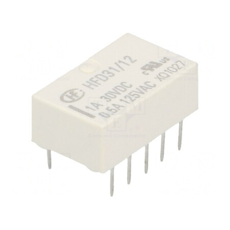 Releu Electromagnetic DPDT 12VDC 2A PCB | Electronic-mag.ro | Componente Electronice