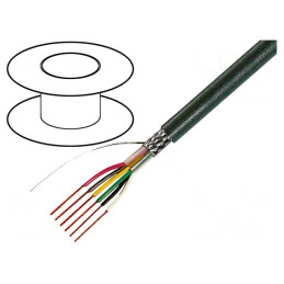Cablu Ecranat 2x0.14mm2 PVC Gri 49V | Electronic-mag.ro | Componente Electronice
