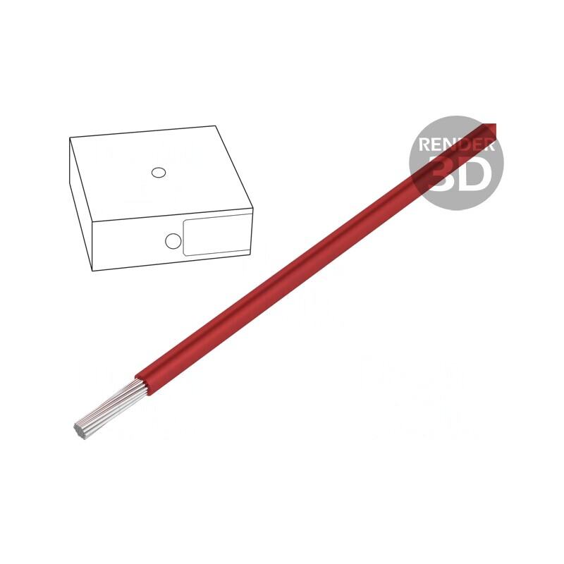 Cablu Electric 2.5mm2 PVC Roșu H07V-K | Electronic-mag.ro | Componente Electronice