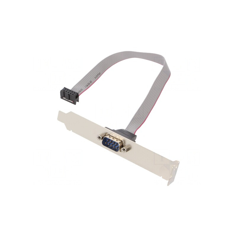 Adaptor IDC 10pin la D-Sub 9pin 0,25m Cablexpert | Electronic-mag.ro | Componente Electronice Adaptor IDC 10pin la D-Sub 9pin 0,25m Cablexpert | Electronic-mag.ro | Componente Electronice