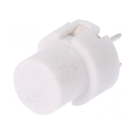 Comutator tastatură albă SPST-NO 0,1A 32VDC THT | Electronic-mag.ro | Componente Electronice