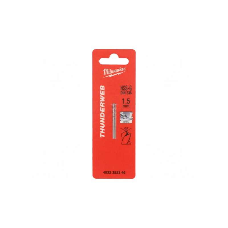 Burghiu Metal 1.5mm Oțel Rapid HSS-G 2 Buc. | Electronic-mag.ro | Componente Electronice