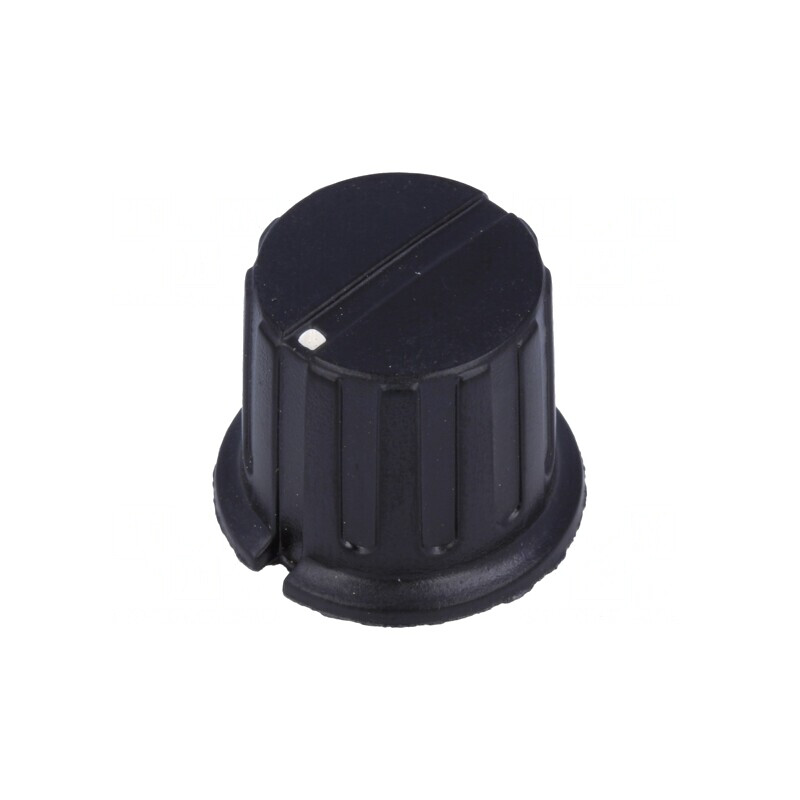 Buton rotativ cu flanșă bachelită 6,35mm | Electronic-mag.ro | Componente Electronice