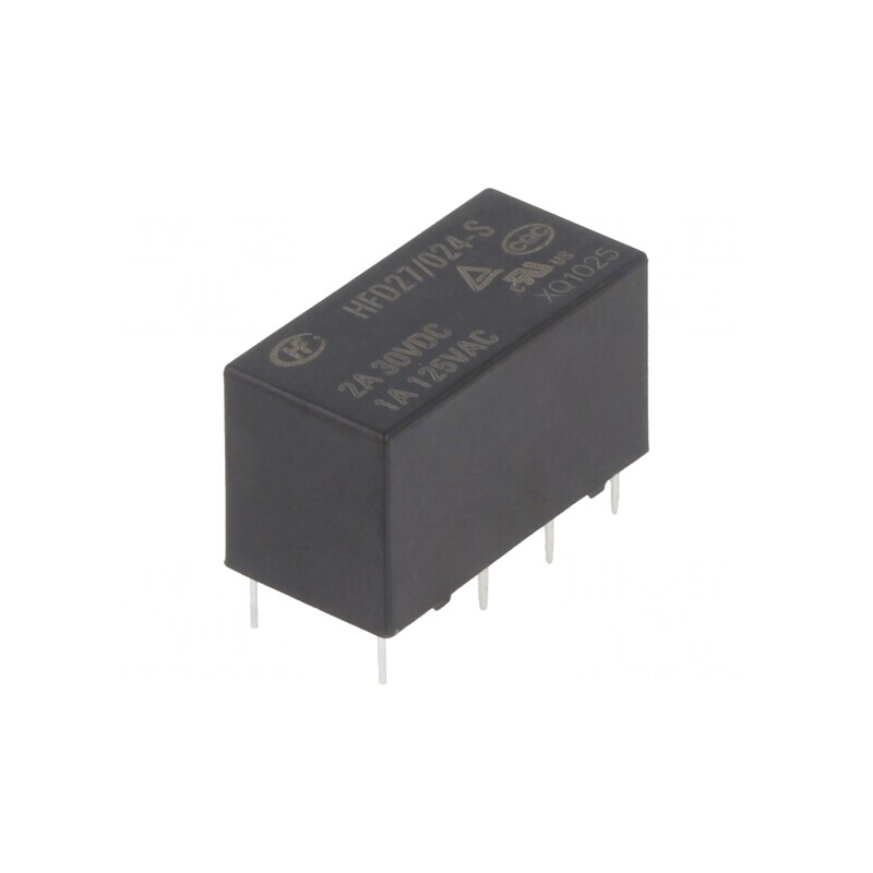 Releu Electromagnetic DPDT 24VDC 2A PCB | Electronic-mag.ro | Componente Electronice