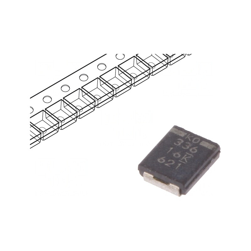 Condensator Tantal-Polimer 33uF 16V SMD Low ESR | Electronic-mag.ro | Componente Electronice
