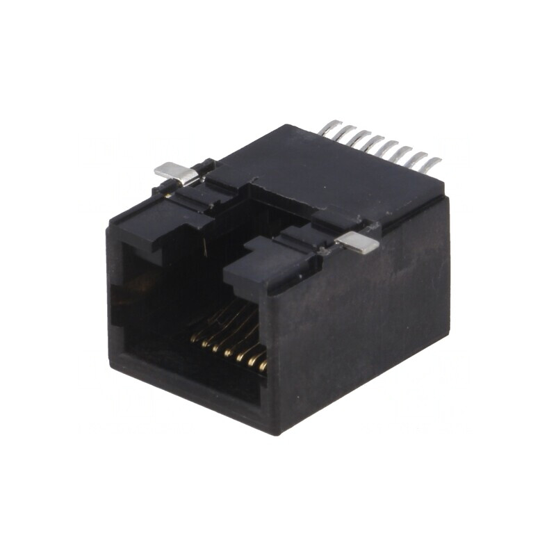 Soclu RJ45 8p8c PCB SMT Orizontal | Electronic-mag.ro | Componente Electronice