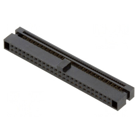 Mufă IDC Mamă 50 Pin Cablu-Bandă 0.635mm Gold | Electronic-mag.ro | Componente Electronice