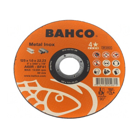 Disc de Tăiere 125mm 22,23mm 1mm Clasa 4* | Electronic-mag.ro | Componente Electronice