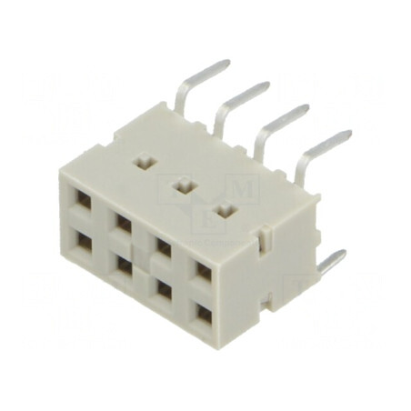 Soclu PCB Mamă Dubox 2,54mm 8 PIN THT Aurit Drept | Electronic-mag.ro | Componente Electronice