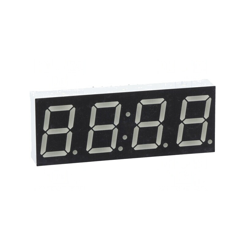 Afișaj LED 7 Segmente Verde 14,2mm 4 Digits | Electronic-mag.ro | Componente Electronice