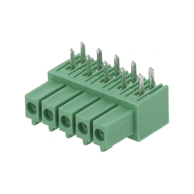 Regletă de conexiuni deconectabilă 3,5mm 5 piste mamă | Electronic-mag.ro | Componente Electronice