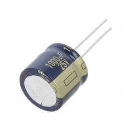Condensator electrolitic low ESR 1000uF 25VDC Ø16x15mm | Electronic-mag.ro | Componente Electronice
