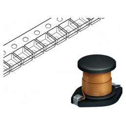 Inductor SMD 470uH 650mA Ferită 13x9,55x8mm | Electronic-mag.ro | Componente Electronice