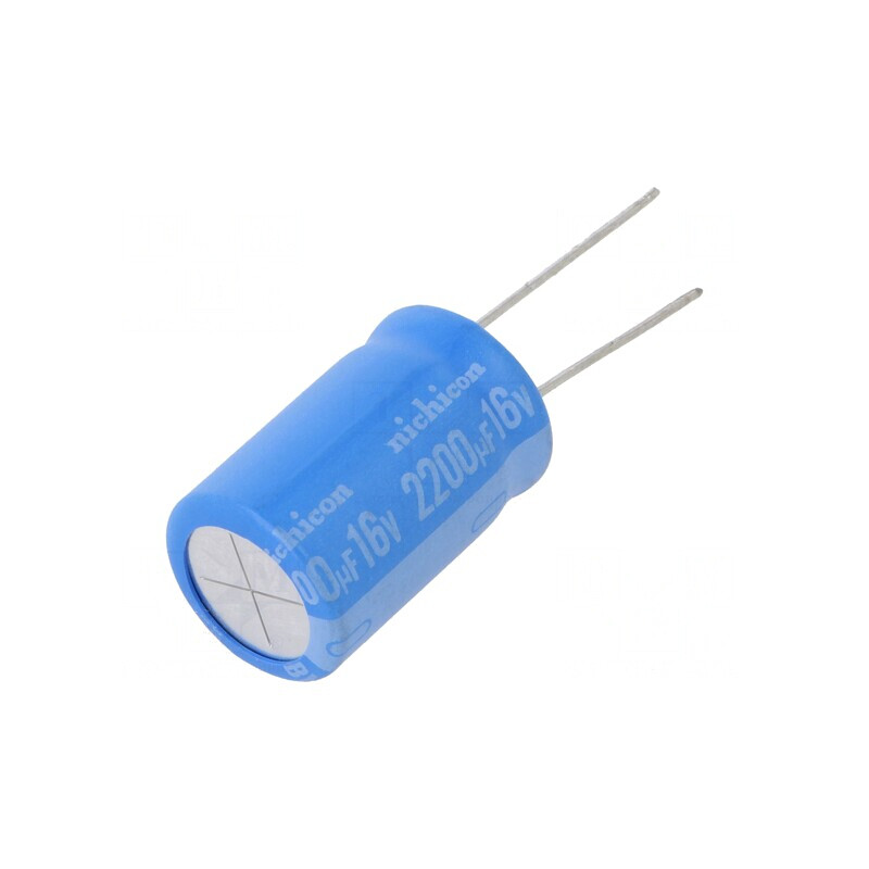 Condensator Electrolitic THT 2200uF 16V 16x25mm | Electronic-mag.ro | Componente Electronice