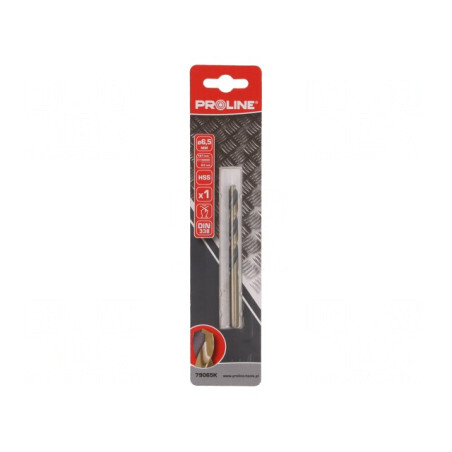 Burghiu Metal 6,5mm Oțel Rapid HSS Blister | Electronic-mag.ro | Componente Electronice