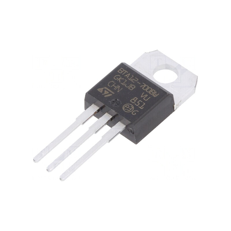 Triac 700V 12A TO220AB 50mA Snubberless | Electronic-mag.ro | Componente Electronice Triac 700V 12A TO220AB 50mA Snubberless | Electronic-mag.ro | Componente Electronice