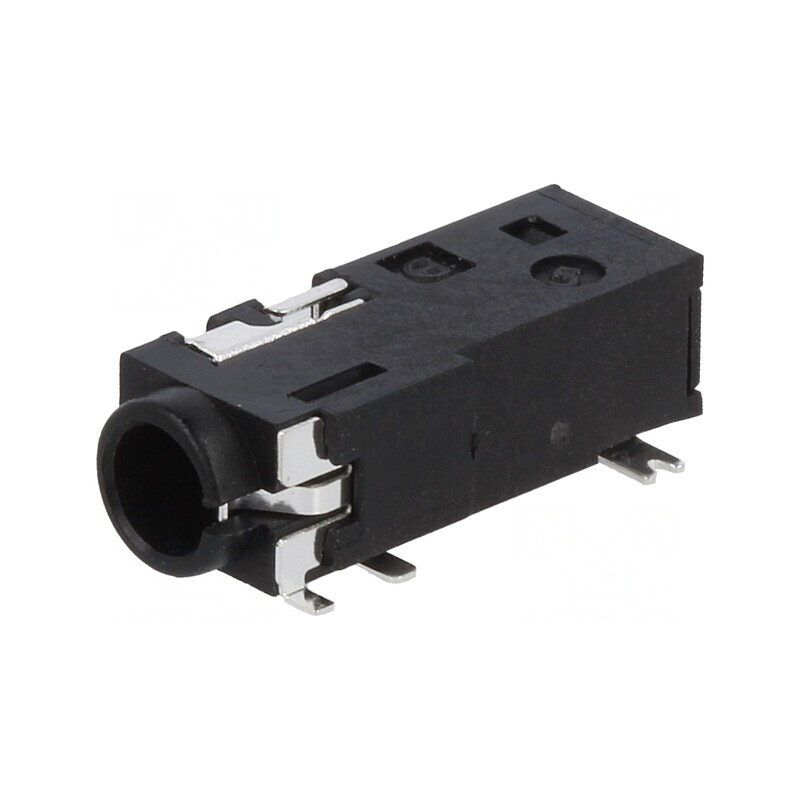 Soclu Jack 3,5mm Mamă Stereo cu Întrerupător Dublu | Electronic-mag.ro | Componente Electronice