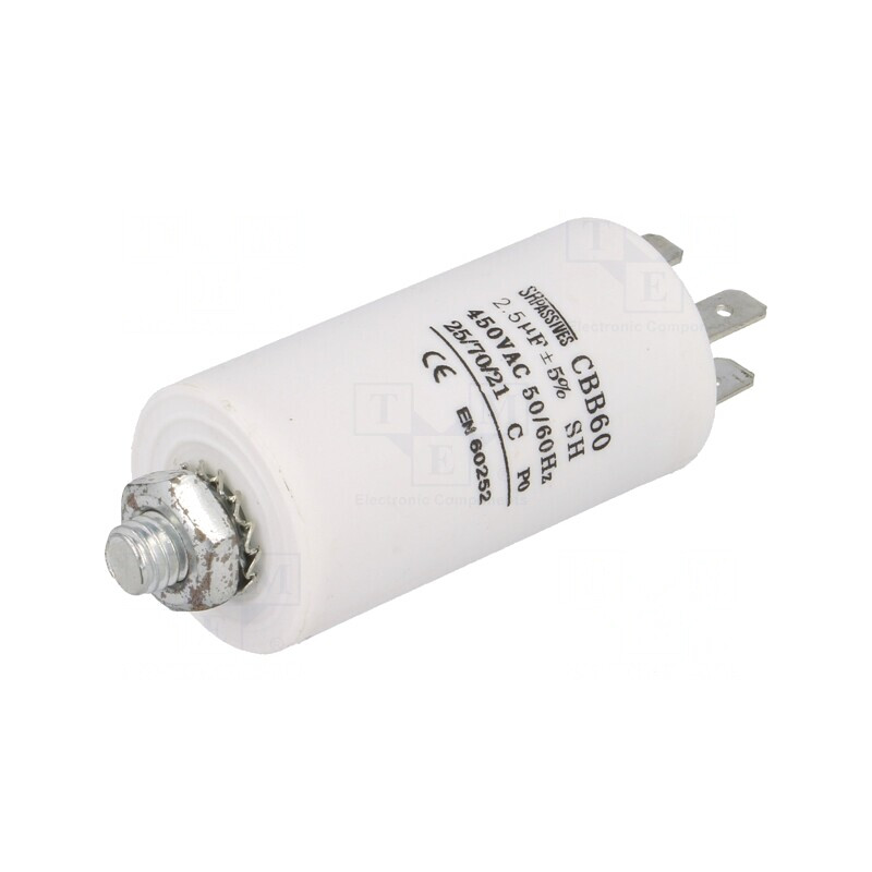 Condensator Funcționare Motoare 2.5uF 450V | Electronic-mag.ro | Componente Electronice Condensator Funcționare Motoare 2.5uF 450V | Electronic-mag.ro | Componente Electronice