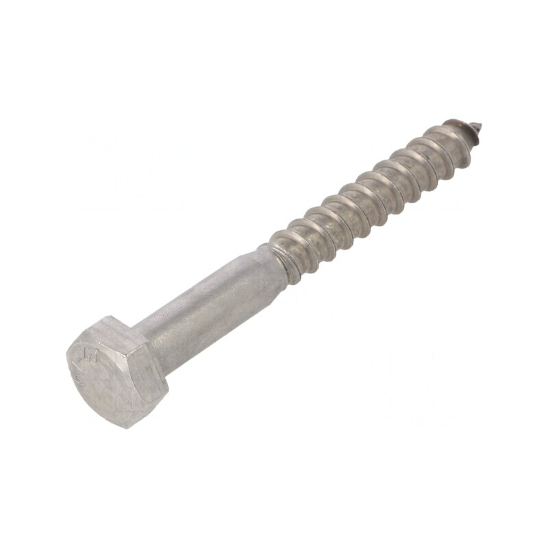 Șurub lemn 12x100 mm cap hexagonal 19 mm | Electronic-mag.ro | Componente Electronice